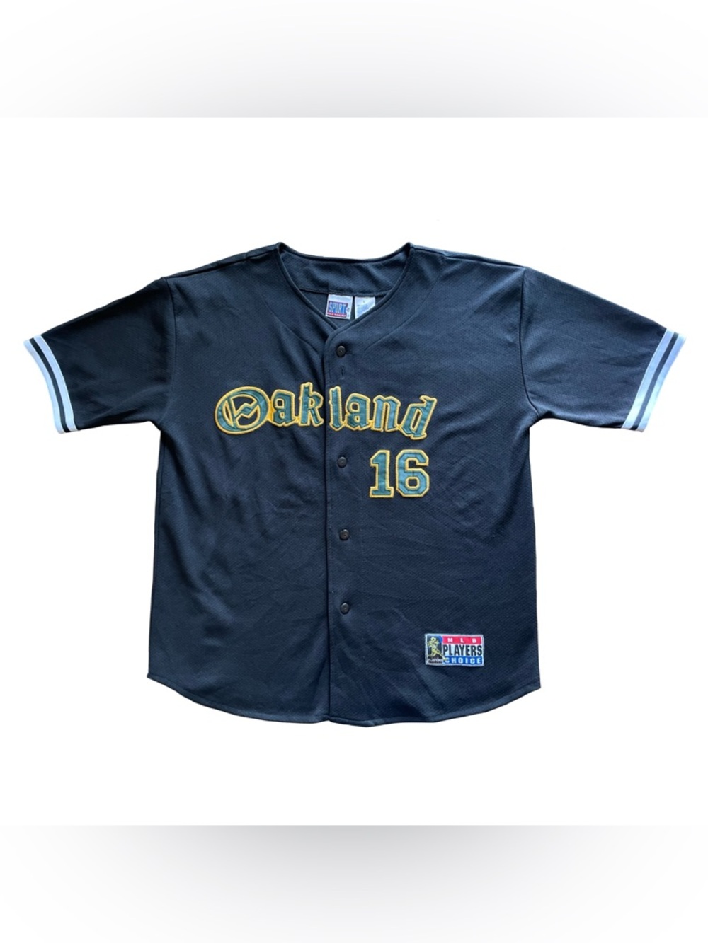 Oakland Athletics Jason Giambi MLB Baseball Jersey Sewn Black A's Size L Fanatic